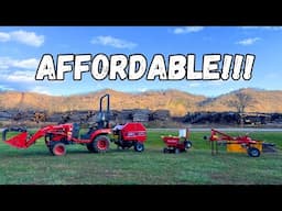 Make HAY With a Subcompact Tractor! - MechMaxx Hay Baling Package