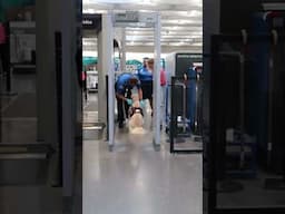 TSA with a Service Dog