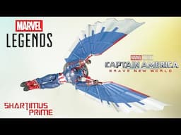 Marvel Legends Captain America Brave New World Sam Wilson Marvel Studios Deluxe Action Figure Review