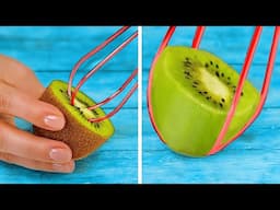 Quick and Easy Hacks to Cut and Peel Fruits and Vegetables 🥝