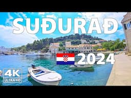 Sudurad, Croatia Walking Tour ☀️ Elaphiti Islands (4K Ultra HD) – With Captions