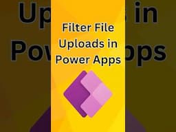 Filter File Uploads for Power Apps #canvasapps #powerapps #tutorial