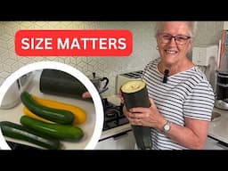 Nonna's Zucchini Secrets: The perfect size to pick & How to make giant ones delicious!