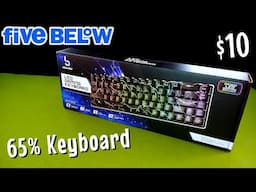 $10 65% Gaming Keyboard from Bass Jaxx | Five Below Review