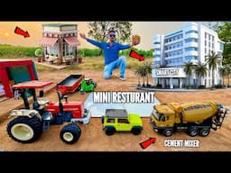 I Build 5 Star Restaurant From RC Traxxas Cement Truck - Chatpat toy TV