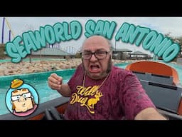 SeaWorld San Antonio Texas - Awesome Day with No Lines - Riding Catapult Falls and More - Mardi Gras