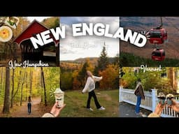 NEW ENGLAND FALL ROAD TRIP VLOG 2024: New Hampshire & Vermont (Hiking, Great Eats, & Fall Foliage)