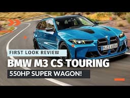 First Look: 2025 BMW M3 CS Touring – Ultimate Performance Wagon with 550 HP!