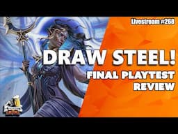 Draw Steel: Final Playtest Review LIVE—Matt Colville’s TTRPG - Livestream #268