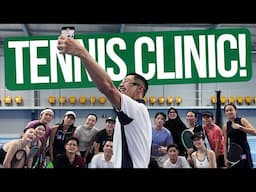 I Ran A Tennis Clinic In INDONESIA!