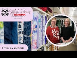 Cuddle® Center Spotlight: Stylish Fabrics Bernina