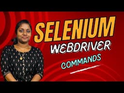 Selenium WebDriver Commands -  Part1    #archonsolutions #seleniumwebdriver