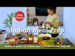 Indian Weekly Meal Prep  & Planning - Time Saving Ideas | Instant Recipes & More..