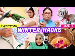 Viral WINTER Hacks - Expectation Vs Reality | Testing Viral Hack for First Time | CookWithNisha