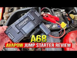 AVAPOW 6000A Jump Starter Review (A68)