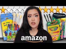 I Compared 1 Star Art Supplies To 5 Star Ones (total mess)