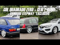 GOL QUADRADO ZERO + CLIO PRIMEIRO DONO + SANDERO STEPWAY ''EXCLUSIVO''