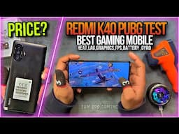 Redmi k40 PUBG Classic Gameplay Test | Best Gaming Phone For PUBG | Fps | Battery | Heat & Lag