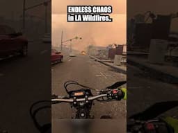 Riding Through The Disaster Zones of LA Wildfires..