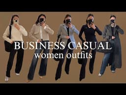 BUSINESS CASUAL WOMEN OUTFIT IDEAS | Office outfits | The Allure Edition