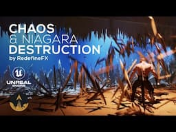 Chaos & Niagara Destruction: A Beginner Real-Time VFX Course in Unreal Engine 5.4 by RedefineFX