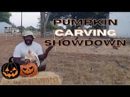 Chicken Carving Pumpkin Contest