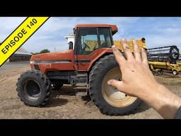 You Need a Break, Old Tractor! | Unhooking the Levee Plow ("Ridger") from the Case IH 7240