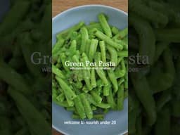 GREEN PEA PASTA #whatieat #vegan #pasta #shorts #ytshorts #youtubeshorts #youtubepartner