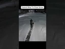 Easiest Way To Clear Snow