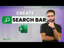 How to create a Search Bar in Excel