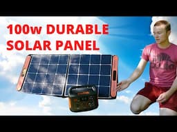 I Sunk it in a Lake! Jackery 100w Solar Panel Review