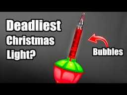 Bubble Christmas Lights are Strange, Cool & Dangerous?