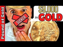 I try selling $9,000 of gold at a Coin Show - here’s HOW MUCH I LOST