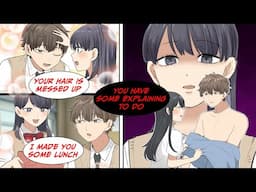 [Manga Dub] My childhood friend always treats me well but one day she sees me with the manager and..