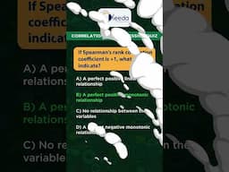 Spearman's Rank Correlation Coefficient Basics - Quiz 02