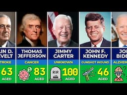 👨‍💼 How Did Every US President Die And At What Age? | Cause of Death