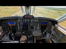 King Air B350 - landing on a "hot&high"  airport in Africa!