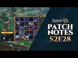 RuneScape Patch Notes #S2E28 | 10th December 2024