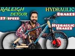 RALEIGH DETOUR 27 speed WITH HYDRAULIC BRAKES PROFESSIONAL HYBRID SHIMANO ALIVIO #viralvideo #cycle