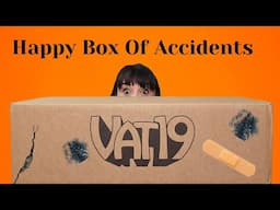 Unboxing  The Happy Box Of Accidents Mystery Boxes From VAT19