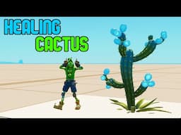 How do you use the Healing Cactus Device in Fortnite Creative?