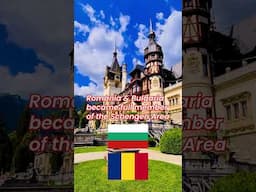 Romania and Bulgaria Just Joined the Full Members of Schengen Area on January 1 2025!