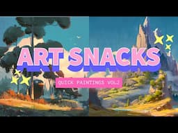 Procreate Art Snack LIVE 🌳🐻 Vol2