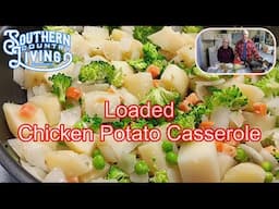 Loaded Chicken Potato Casserole