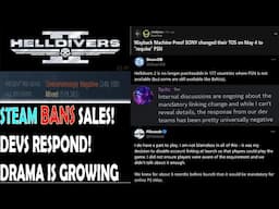 STEAM REMOVES Hellsdivers 2 FROM STORE! - Developers RESPOND! - ITS ONLY GETTING WORSE!