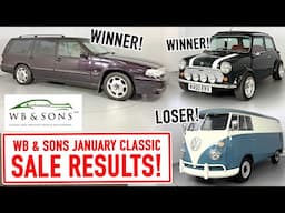 WB & Sons January Classic Car Sale Results - Winners and Losers?