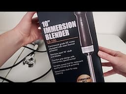 Unboxing The Chef Built Commercial 10" Immersion Blender