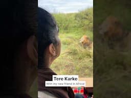 Jamming on Tere Karke with my new friend today during safari in Kenya! 🇰🇪