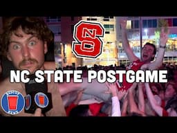 NC State goes CRAZY after beating Duke in the Elite 8