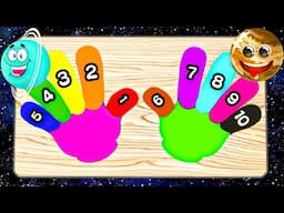 Kids Planet GAMES★Learn Colors and Numbers With Colorful Rainbow★Learn to Count★Preschool learning